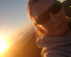 Sunset atop of Mauna Kea