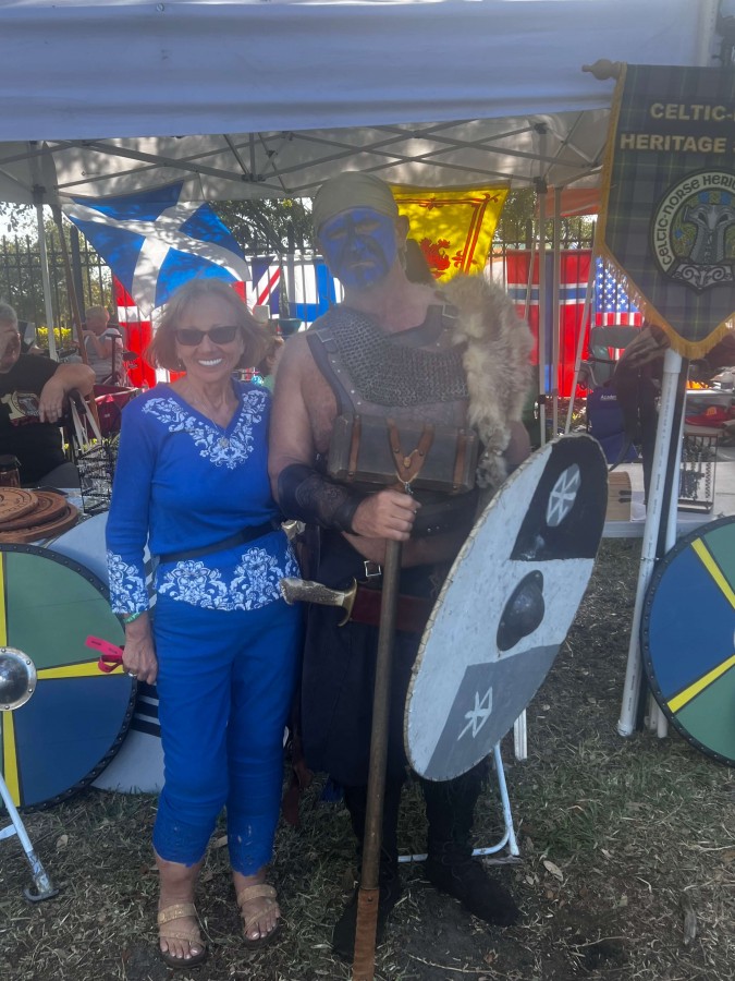 At the Celtic Festival in Ormond Beach, Florida.