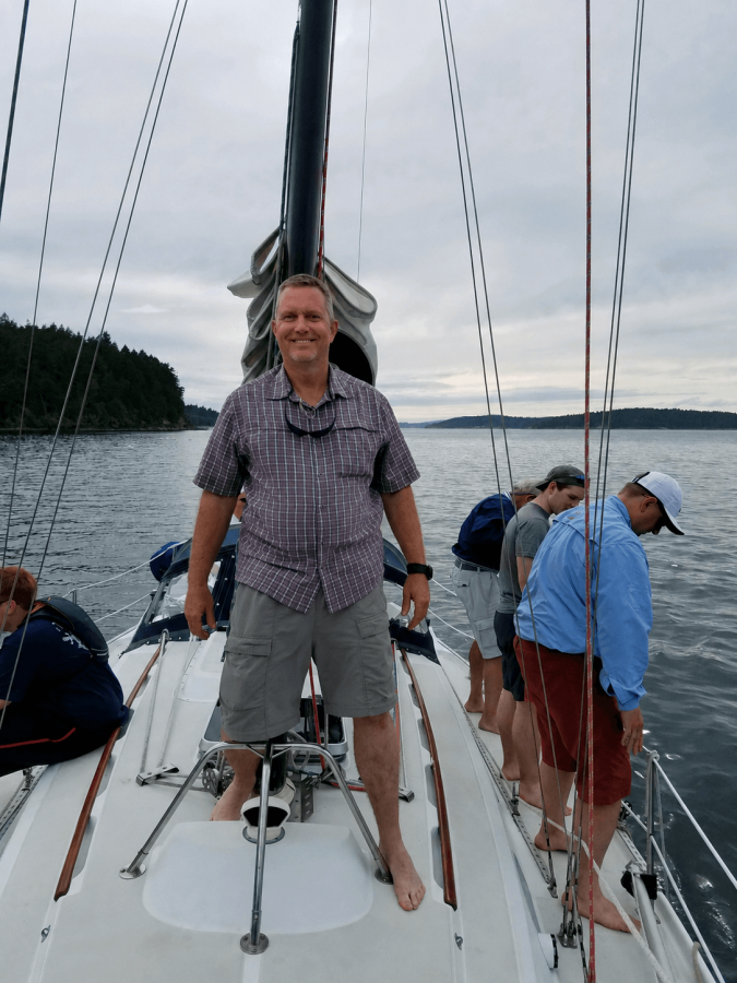 I'm sailing in the San Juan Islands near Seattle