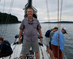 I'm sailing in the San Juan Islands near Seattle