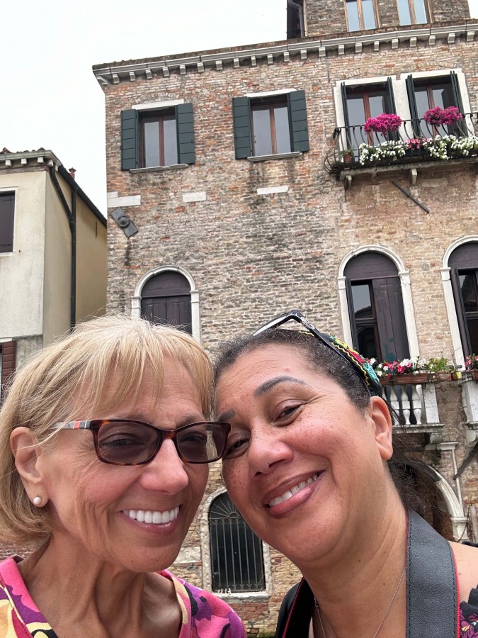 With my daughter in Tuscany.