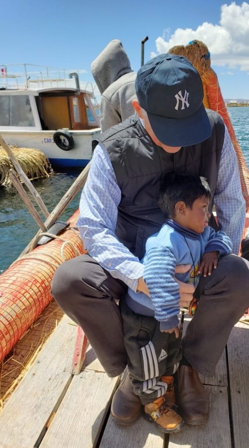 Adopted by Manu, Floating Islands of Lake Titicaca, Peru 2018