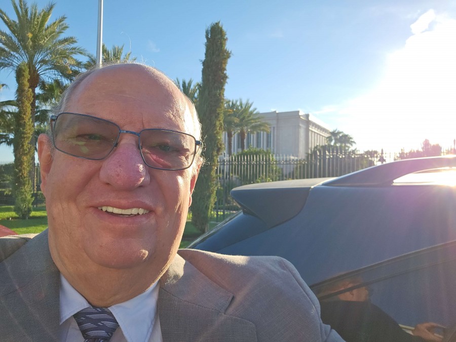 At the Mesa Arizona Temple. August 30, 2025.