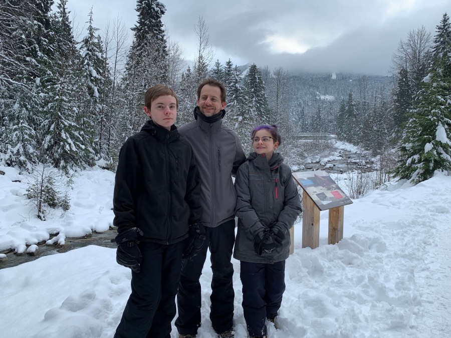 In Whistler with a grumpy teenager ;)