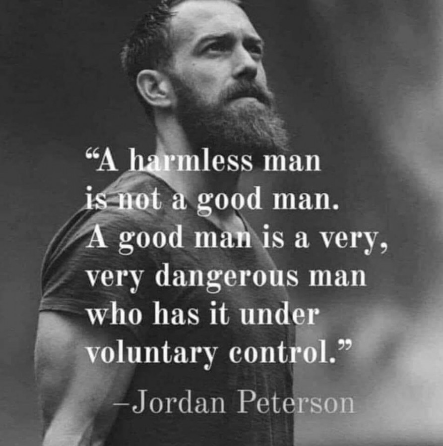 I strive to be a very, very good man.