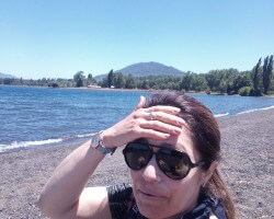 Calafquen lake, south of Chile