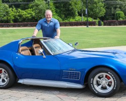 Picture used in an articale about me and this 72 Corvette I restored - Jun 26
