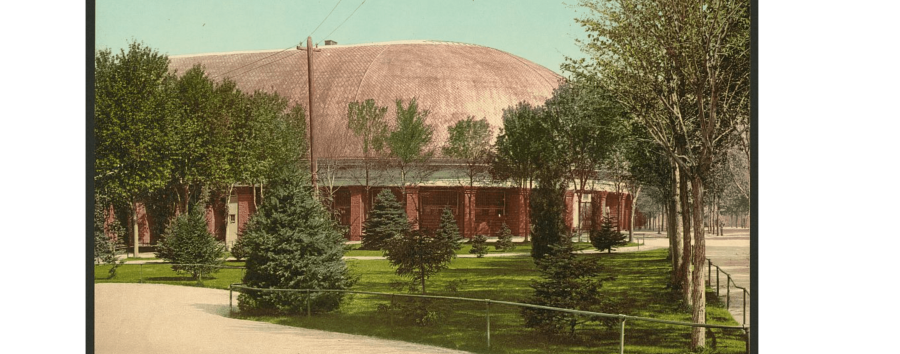 Historic color photograph of the Salt Lake Tabernacle in approximately 1900. Historic color photograph of the Salt Lake Tabernacle in approximately 1900.