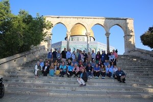 The group I was with in Israel