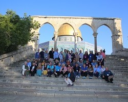The group I was with in Israel