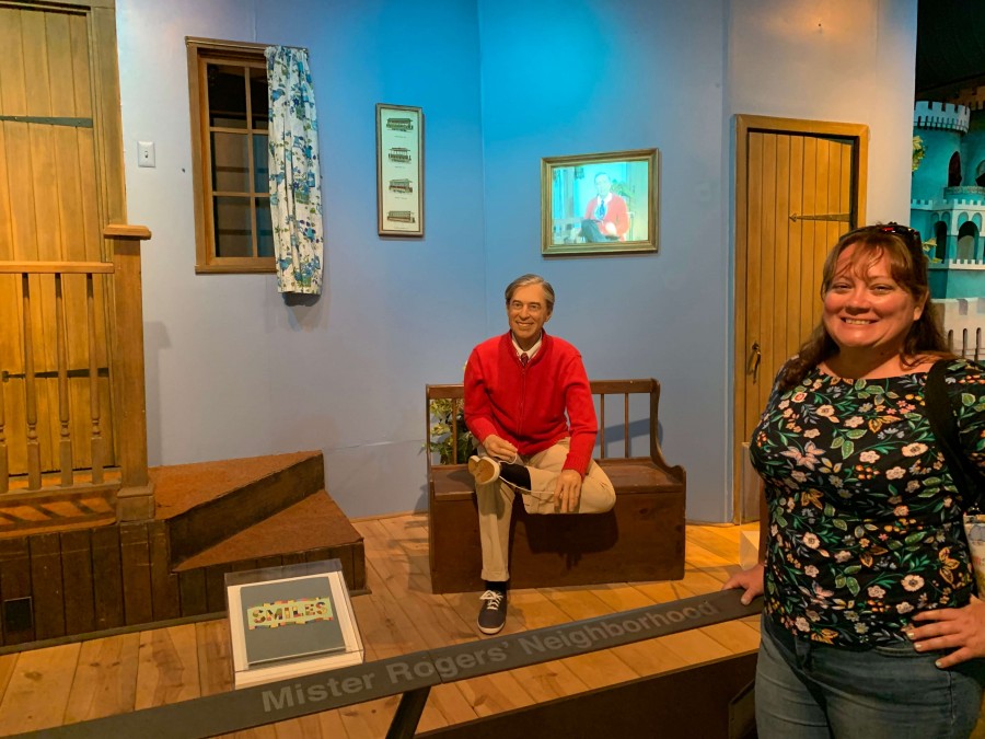 Mr. Rogers set at the Heinz museum in PA