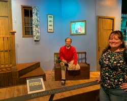 Mr. Rogers set at the Heinz museum in PA