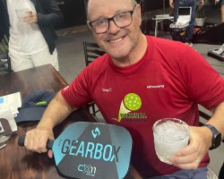 I won first place in the round robin pickleball tournament in Chapala. The prize was a virgin margarita. My first ever ! I can say I’m not a fan.