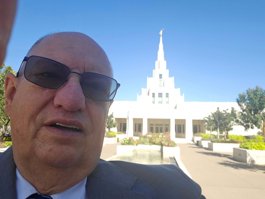 At the Phoenix Arizona Temple. September 13, 2025.