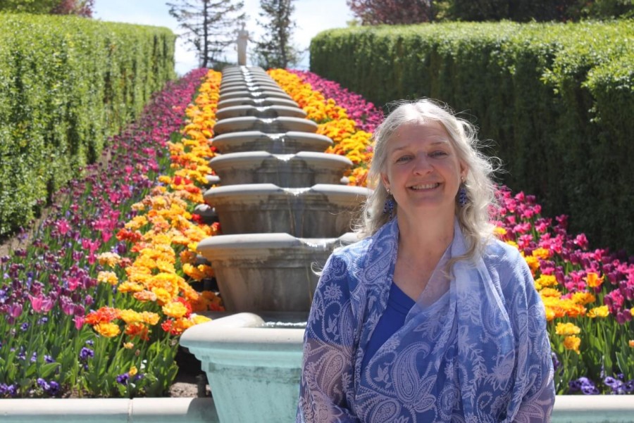 Thanksgiving Point in Utah during the tulip festival.