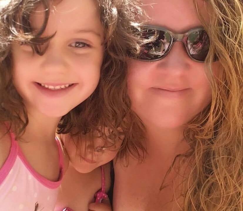 Swimming with the nieces!