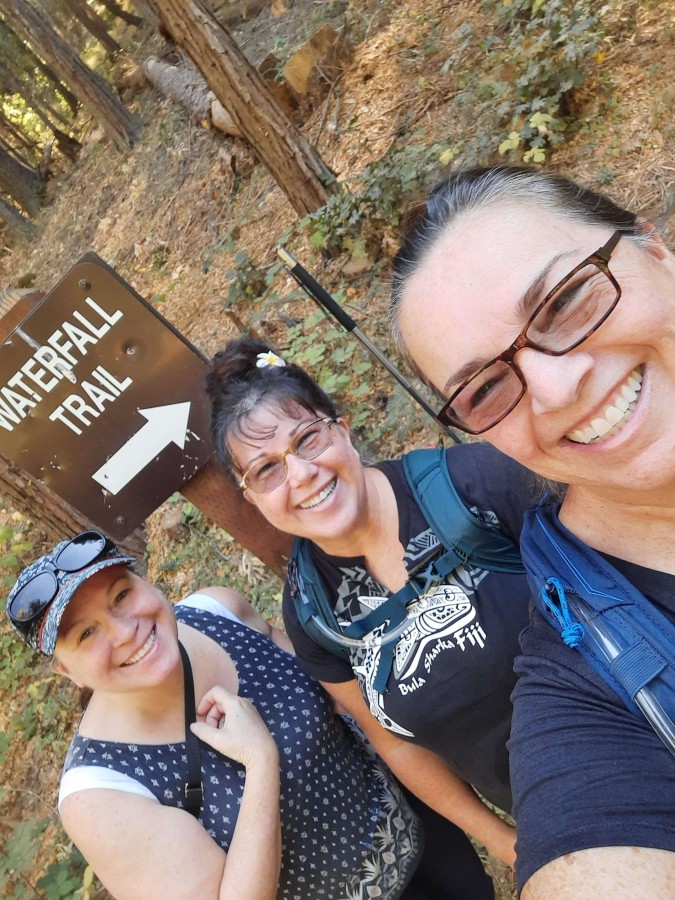 Me and the fam hiking in the Sierra's.