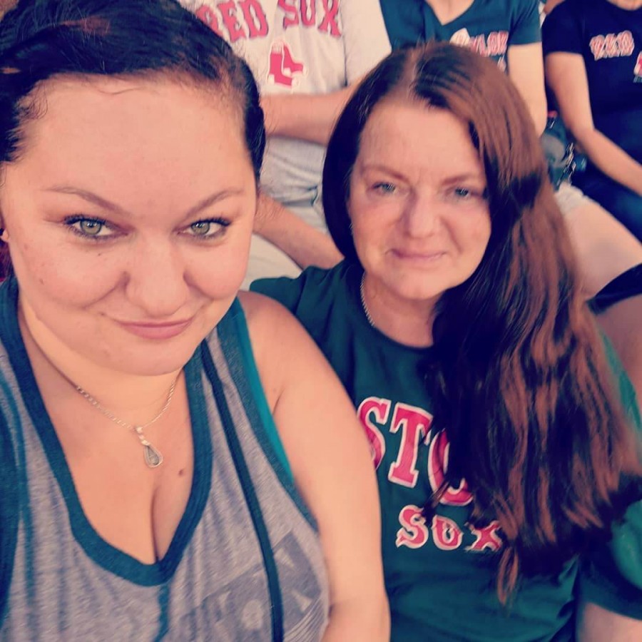 At a Red Sox game with my daughter, 2020