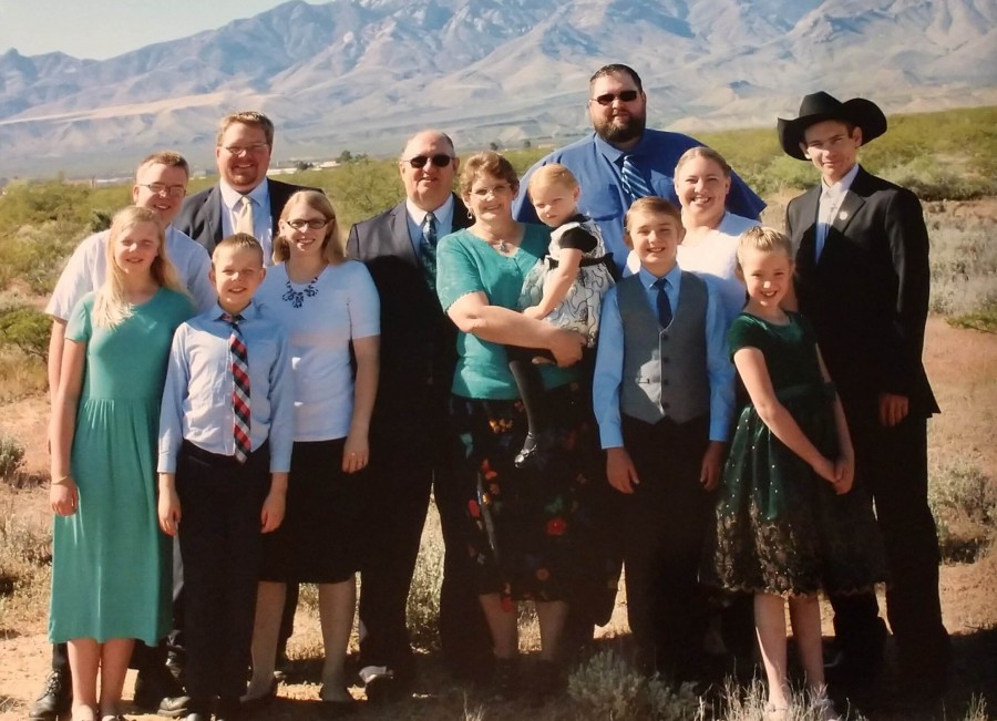 Our last family picture (April 2020) before Jonathon (black hat) passed away in June 2020. Melinda (center) passed away November 2024.