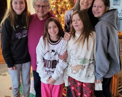 Granddaughters & my mom